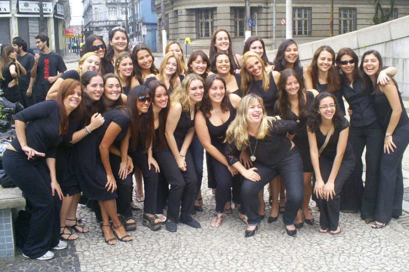 Formandas da turma 2004/2007